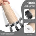 thumbnail image 2 of Modern 30oz Handheld Travel Tumbler with Handle – Double Wall Stainless Steel Insulated Cup, Flip Straw Lid, Leak-Proof & BPA-Free for Hot and Cold Drinks – Durable Coffee & Juice Mug White, 2 of 7