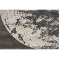 thumbnail image 5 of Nourison Maxell Abstract Ivory/Grey 5'3" x ROUND Area Rug, (5 Round), 5 of 8