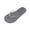 Gray, variant on Womens Clear Strap Flip Flops Thong Sandals - EVA Lightweight Comfortable Non Slip Arch Support Summer Beach Pool Shoes Green,Size 7.5