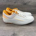thumbnail image 2 of Ni - ke Air Jordan 2 Retro Low Melon Tint Sneakers Men's Size 17 Light Curry DV9956-118, 2 of 5