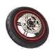thumbnail image 5 of Conjunto de rueda trasera para patinete eléctrico, neumático rojo con freno de disco de 110 mm para Xiaomi M365 1S, 5 of 14