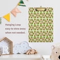 thumbnail image 6 of FMSHPON Pig Piglet Four Leaf Clover Clipboard Hardboard Wood Nursing Clip Board and Pull for Standard A4 Letter 13x9 inches, 6 of 7