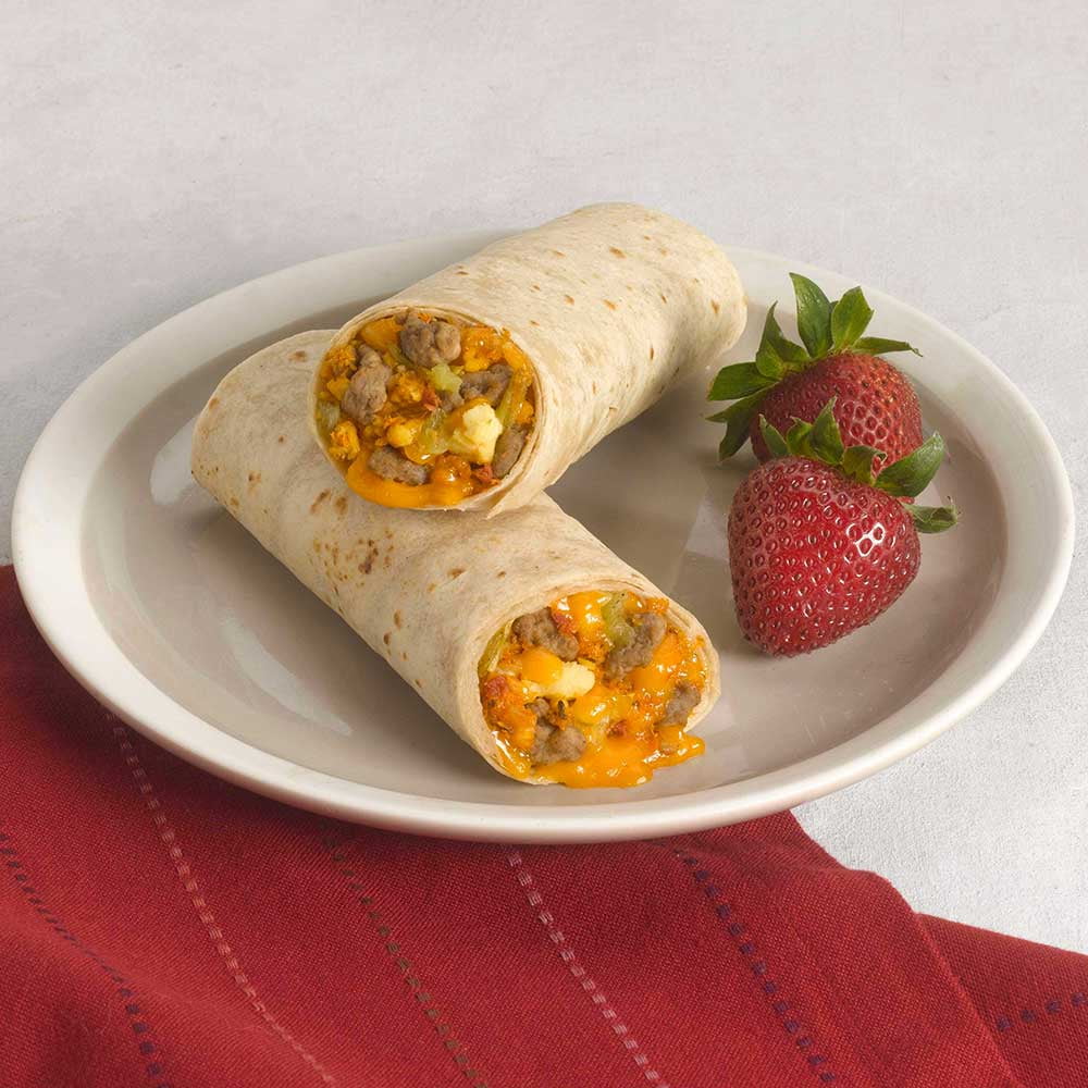 Los Cabos Egg & Sausage And Cheese Burrito 2.95oz (PACK OF 72)