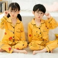 thumbnail image 4 of Pokemons Pikachu, conjuntos de pijamas para niños, ropa de dormir Kawaii Cinnamoroll de manga larga, conjuntos de ropa para niños pequeños, ropa de dormir para niños y niñas, ropa de casa, 4 of 5