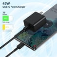 thumbnail image 1 of PASEJDO-45W Type C Super Fast Charger Block and 10ft Android Phone Charger Cable Cord Long, USB C Wall Charging Plug for Samsung Galaxy S26 Ultra/S25/S24/S23+/S22 Plus/S21/S20/Note 20/iPhone 17 16 15, 1 of 1