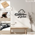thumbnail image 5 of Violaura Chef Hat Metal Wall Art - Easy to Install Hanging Perfect for Home, Living Room Decor (36.0" x 25.6"), 5 of 8