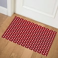 thumbnail image 2 of Big Polka Dots Red Indoor Floor Mat by Kavka Designs, 2 of 3