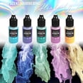 thumbnail image 3 of Iridescent Alcohol Ink Resin Pigment - 5 Holographic Mythical Colors Concentrated Chameleon Alcohol Ink, Concentrated Epoxy Resin Colour Dye Petri Dish, Coaster, Painting, Tumbler Cup Making15ml, 3 of 9