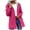 Hot Pink, variant on Raincoat Women Lightweight Waterproof Rain Jackets Women Solid Rain Jacket Outdoor Plus Size Hooded Raincoat Windproof Red 2XL Fall