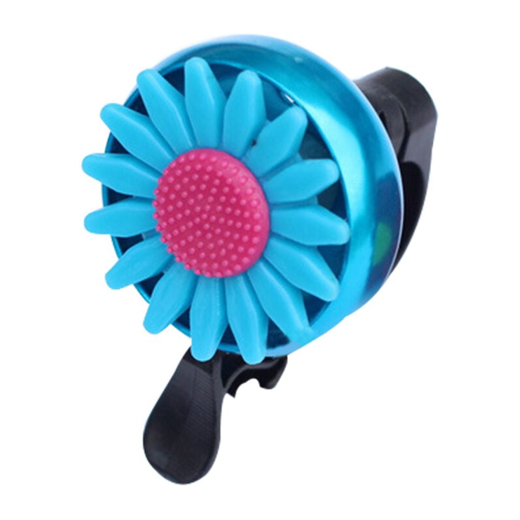 Bike Small Bell Iron Plastic Flower Bicycle Smart Decorative