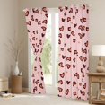thumbnail image 3 of Feelyou Kawaii Love Heart Black Out Curtains, Fashion Graffiti Cartoon Curtains Pack of 2 (42x63 Each), Teens Kids Boys Girls Bedroom Curtains, Living Room Curtains Decor, 3 of 6