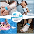 thumbnail image 3 of Waterproof Foot Cover for Shower Adult, Foot Cast Covers with Non-Slip Padding Bottom, Watertight Ankle Foot Cast Protector for Surgery Bandage Dressing Wound, Reusable, 3 of 5