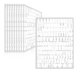 thumbnail image 1 of Set de stickers Llewyn de 1550 piezas, vinilo impermeable, 1,3 cm, 1 of 6