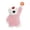 Pink#085, variant on Cute Black Plush Bear Stuffed Animal with Orange Dessert Head, Soft Huggable Pillow Toy for Kids Adults, Adorable Decor Gift for Bed Car Travel Camping, Cotton