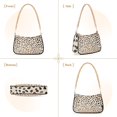 thumbnail image 2 of Ryvnso Plain Cheetah Glitter Print Womens Chain Shoulder Bag Tote Handbags Clutch Hobo Purse with Zipper for Travel, 2 of 7