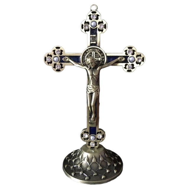 Wall Crucifix Catholic ian Cross Religious Jesus Figure Statue Bronze