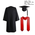 thumbnail image 1 of Batas de soltero + conjunto de gorro, bata de graduación universitaria, uniformes de escuela secundaria para estudiantes, 1 of 1