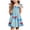 ZI-Sky Blue, variant on Povozer Dress Girls Kids Summer 2025 4th of July Baby Girl Outfits American Flag Plaid Flying Sleeve A-line Dress Toddler Fourth of July Baby Girl Outfit for 5-6 Years,White