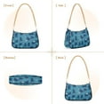 thumbnail image 7 of FORMRS Womens Shoulder Bag with Chain Strap Clutch Purse Cute Tote Handbag, Blue Forest Cat Pattern, 7 of 7