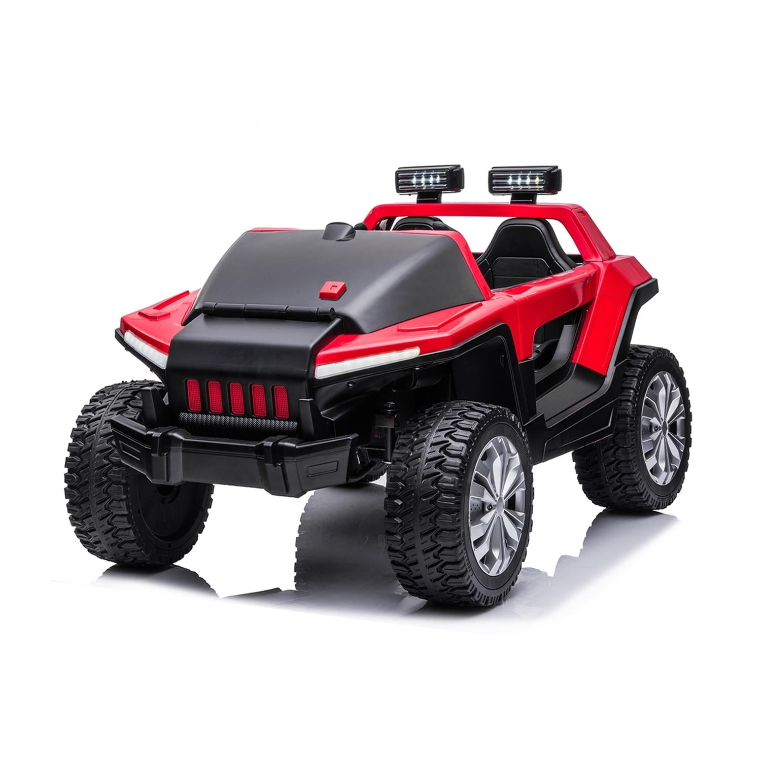 CIPACHO 24 V 4WD Ride On Car Truck w/Remote Control UTV, 4 Shock Absorbers, Soft Start, Music Player, Electric Car for Kids Ages 3+, Red CIPACHO 24 V 4WD Ride On Car Truck w/Remote Control UTV, 4 Shock Absorbers, Soft Start, Music Player, Electric Car for Kids Ages 3+, Red