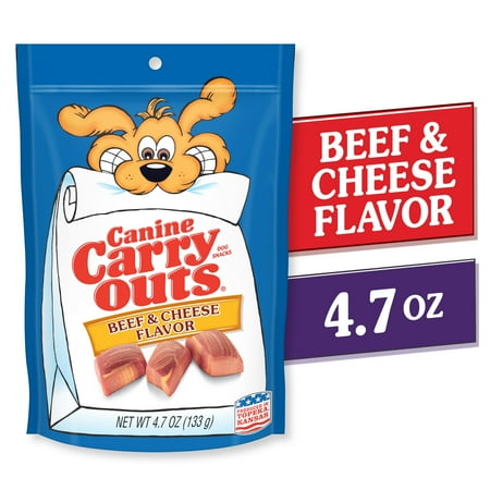 UPC: 0079100520213 | Canine Carry Outs Beef & Cheese Flavor Dog Treats  4.7oz