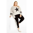 thumbnail image 2 of Avenue Women's Plus Size You're A Star Sweater, 2 of 2