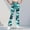 Mint Green, variant on OGLCCG Girl's Thermal Fleece Lined Flare Leggings High Waisted Stretch Bell Bottom for Kids Camouflage Print Winter Warm Yoga Pants 5-16 Years