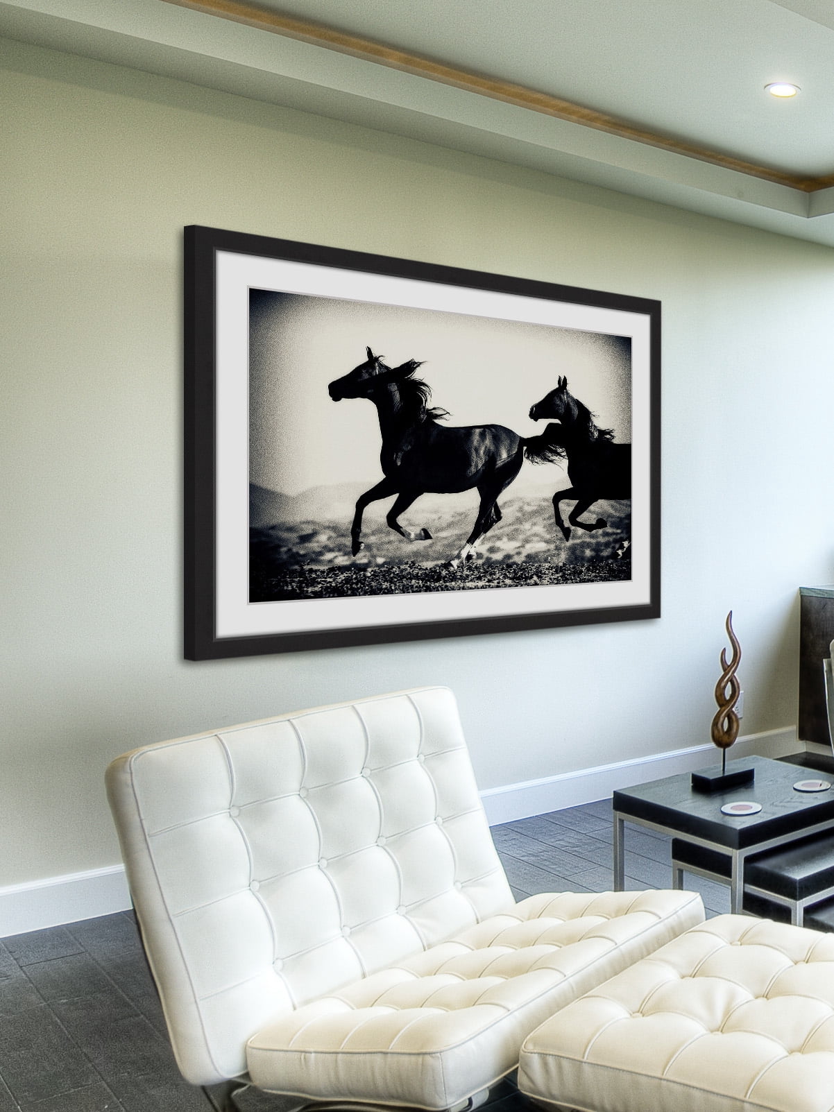 "Galloping Friends" Framed Painting Print
