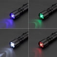 thumbnail image 3 of Linterna táctica LED con rojo, verde, azul, blanco, 4 colores en 1, luz de antorcha con zoom multifuncional impermeable para visión nocturna, pesca, camping, H, 3 of 5