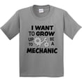 thumbnail image 3 of Inktastic I Want to Grow Up to Be a Mechanic Youth T-Shirt, 3 of 5