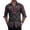Hot Pink, variant on Sorvello Men's Gothic Print Long Sleeve Button Down Shirt Halloween Vampire Costume Casual Party Full Open Top for Men Blue L