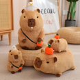 thumbnail image 3 of Capybara Plush Toy Simulation Capibara Cosplay Unicorn Dinosaur Dress Boba Bread Fruit Food Decor Birds Bubble Stuffed Animals DMH, 3 of 7