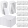 60 Pcs Wood Staining Applicator Kit Include Microfiber Sponge Applicator Pads Cotton Lint Free Cloth Disposable Nitrile Gloves for Wood Stain and Oil Based Finishes