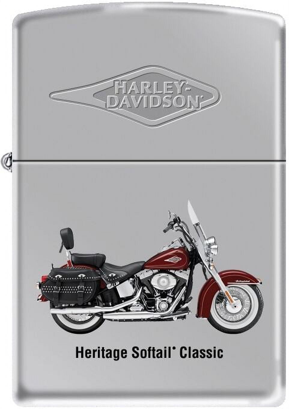 Zippo Harley Davidson HD Street Bob Motorcycle High Polish Chrome