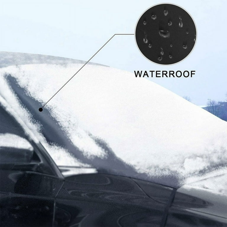 Magnetic Edges Car Windscreen Cover Anti Snow Frost Ice Windshield Dust  Protector Heat Sun Shade 
