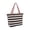 Black, variant on NexTorq Striped Synthetic Straw Women's Tote Light Weight Vaction Shoulder Handbag Sandproof Grass Woven Beach Bag With Zipper Stripes, Large Handbag With Inner Bag Women'S Holiday Gift, Blue