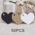thumbnail image 3 of Gift Tags – Heart Shaped Blank with String – 100pcs White Kraft Paper Labels – Includes 10m Jute Twine – DIY, Office, School, Wedding, Birthday, Christmas & Crafts – White, 3 of 6