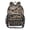 Leopard Bats, variant on Large Clear PVC Backpack Heavy Duty See Through Backpack for Adults Work Travel, Leopard Bats Printed 12L