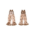 thumbnail image 2 of BemeyourBBs Western Toddler Baby Girls Cowgirl Outfit Flared Overalls Romper Letter Embroidery Camouflage Sleeveless Jumpsuit Suspender Pants Kids Toddler Girls Summer Clothes, 2 of 9