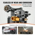 thumbnail image 3 of VEVOR Pressure Washer Pump, 3/4" Shaft Horizontal, 3500 PSI, 2.5GPM, Replacement Power Washer Pumps Kit with 5 Nozzles, Hardware and Siphon Tube, Compatible with Simpson, Honda, Troy-Bilt, Generac, 3 of 9