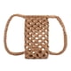 thumbnail image 4 of Bolso Tejido de Bolso de Playa Bolso para Teléfono Tejido a Mano para Mujer Bolso de Mano de Punto Portátil Bolso de Hombro de Par Marrón Fernando Bolsas para teléfono, 4 of 8