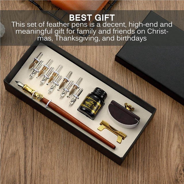 tredstone Handwriting Fountain Pen Set Handcrafted Calligraphy Portable Signature Ink Pens Gifts Student Learning School