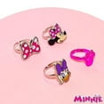 thumbnail image 2 of Disney Jewelry: 4-Piece Adjustable Minnie Rings for Girls Disney Cute Rings for Toddlers with metal Charm Dress Up Perfect Minnie Birthday Gifts Rings Disney Accessories Age 4+, 2 of 5
