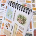 thumbnail image 4 of Vintage Stickers for Scrapbooking, 50 Sheets Precut Washi Stickers Book for Journaling, Junk Journal Supplies B, 4 of 8