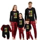 thumbnail image 1 of Unisex Matching Family Pajamas Christmas Sleepwear Set, 2-Piece (Women, L), 1 of 5