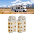 thumbnail image 4 of Audio Battery Connector, 6061 Aluminum Golden Retrofitting 2PCS Positive Negative Clamp  For 1/0AWG 2/0AWG Welding Cable For Cars RVs Trucks, 4 of 8