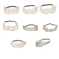 thumbnail image 3 of Jumpingount Diademas de encaje Estiramiento de cara Diadema Decoración Accesorio de moda Accesorios para peinados Turbante para mujeres Niñas Type1 NO1, 3 of 6
