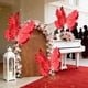 thumbnail image 5 of Decoración de ventanas con velos de mariposas y flores para bodas, festivales, fiestas, patios al aire libre, escenas decorativas., 5 of 6