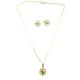 thumbnail image 1 of San Judas Tadeo, set de collar y aretes, oro laminado, 1 of 5