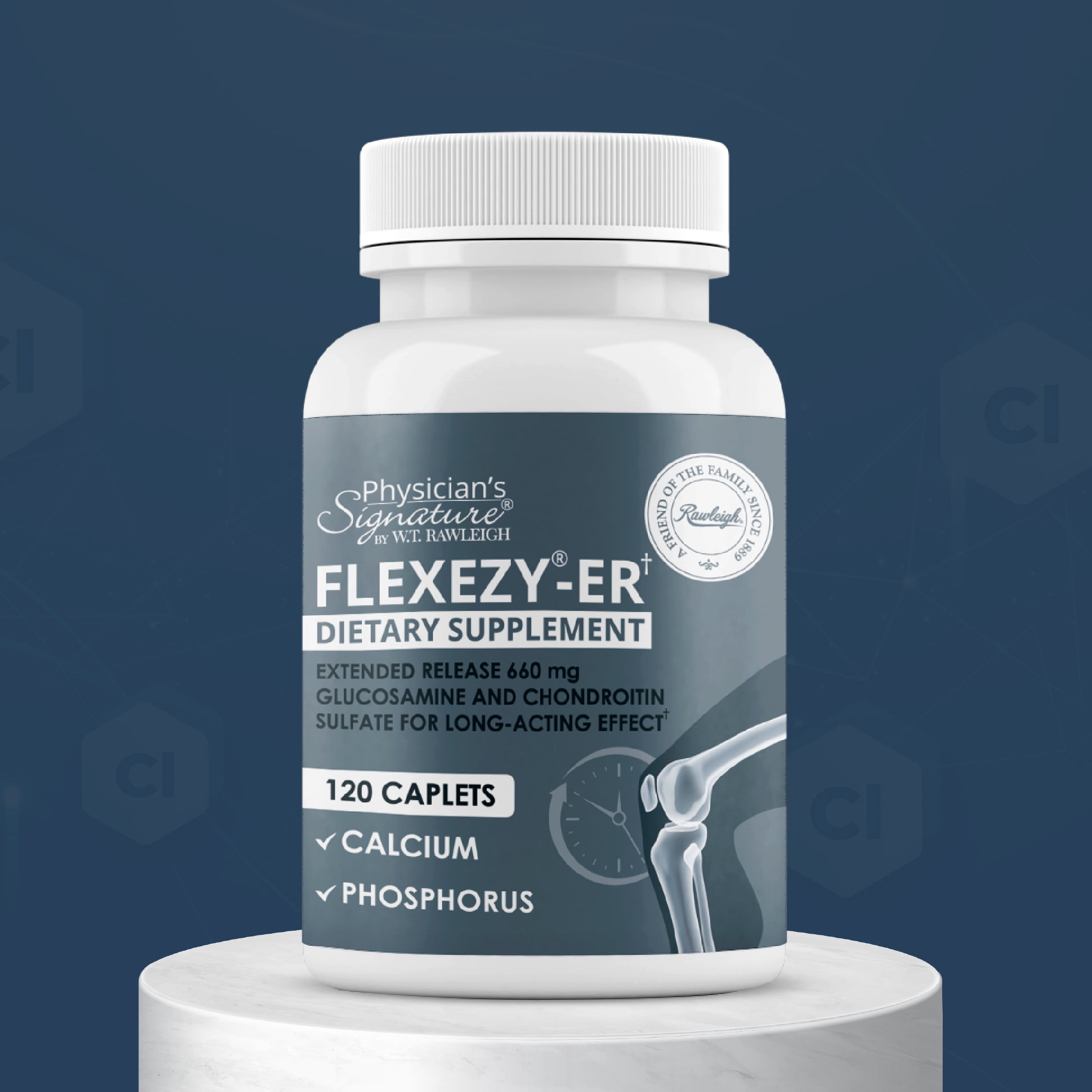 Rawleigh Flexezy-ER with Glucosamine & Chondroitin for Joints & Cartilage Health 120 Count